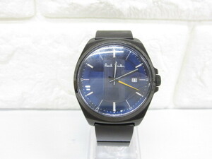 4D395*Paul Smith Paul Smith Crows door iz Date quartz 1116-T020658 wristwatch operation goods * used 