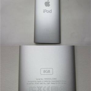 3D338◎Apple iPod nano 第1/3/4世代 A1137(2GB)/A1236(4GB)/A1285(8GB) バッテリー劣化あり 現状品 視聴確認・初期化済◎中古【送料無料】の画像9