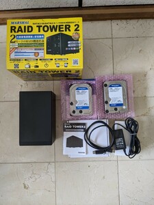 MARSHAL RAID TOWER 2　HDD4TB2個