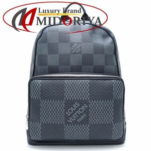 LOUIS VUITTON ルイヴィトン ダミエ グラフィット 3D キャンパス・バックパック N50009 リュック グレー ブラック/351152【中古】