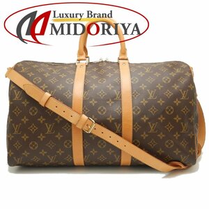 LOUIS VUITTON ルイヴィトン モノグラム キーポルバンドリエール45 M41418 ボストンバッグ ブラウン/251676【中古】