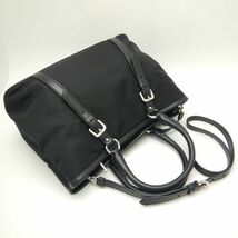 PRADA プラダ 1BA832 トートバッグ 2WAY ナイロンxレザー NERO/251670【中古】_画像3