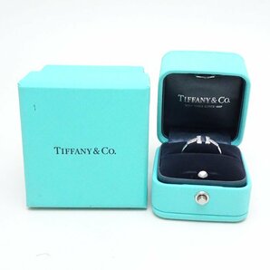 TIFFANY&Co. ティファニー Tワイヤー リング 指輪 ダイヤモンド 13.5号 K18WG ホワイトゴールド/291611【中古】の画像8