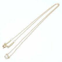 TIFFANY&Co. ティファニー バイザヤード ネックレス 1Pダイヤモンド エルサペレッティ K18YG イエローゴールド/291628【中古】_画像3