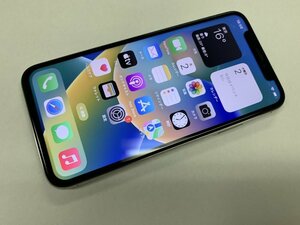 JJ416 SIMフリー iPhoneX シルバー 64GB ジャンク ロックOFF