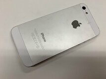 JK827 SoftBank iPhone5 ホワイト 64GB 判定○ ジャンク ロックOFF_画像2