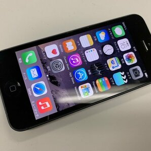 JL061 SoftBank iPhone5 ブラック 16GB 判定○ ジャンク ロックOFFの画像1