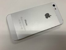 JL065 au iPhone5 ホワイト 16GB 判定○ ジャンク ロックOFF_画像2