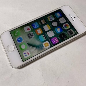 IH095 SoftBank iPhone5 16GB ホワイト ジャンク ロックOFFの画像1