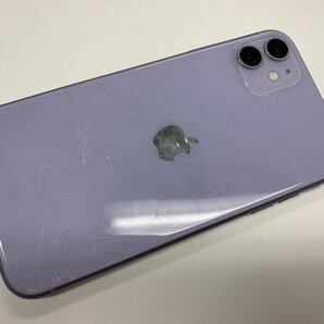 JL313 SIMフリー iPhone11 パープル 256GB ジャンク ロックOFFの画像2