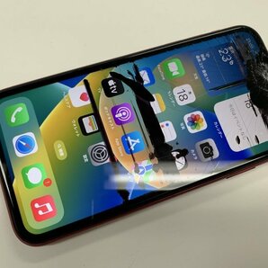 JL470 SIMフリー iPhone11 レッド 256GB ジャンク ロックOFFの画像1