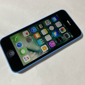 IH187 SIMフリー iPhone5c 32GB ブルー ジャンク ロックOFFの画像1