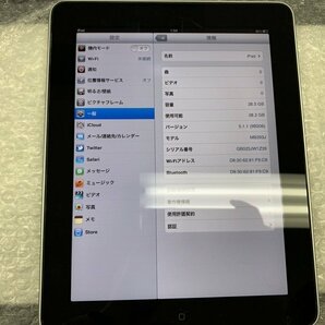 JL755 iPad 第1世代 Wi-Fiモデル A1219 32GBの画像3