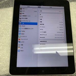 JL770 iPad 第1世代 Wi-Fiモデル A1219 16GB ジャンク ロックOFFの画像3