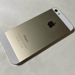 IH191 SoftBank iPhone5s 16GB ゴールド ジャンク ロックOFFの画像2