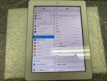 JL764 SoftBank iPad 第2世代 Wi-Fi+Cellular A1396 ホワイト 64GB 判定○ ジャンク ロックOFF_画像3