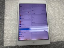 JL796 iPad mini 第2世代 Wi-Fiモデル A1489 シルバー 16GB ジャンク ロックOFF_画像3