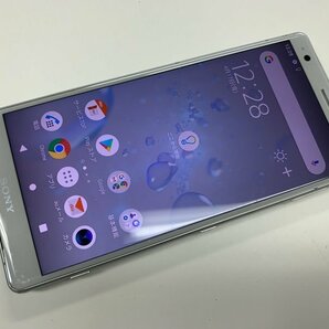 JM037 SIMフリー Xperia XZ2 SOV37 Liquid Silver ジャンクの画像1