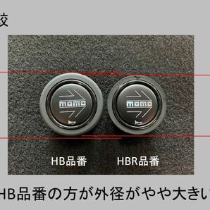 MOMO ホーンボタン HBR-06 MOMO ARROW BLACK LEATHER（モモアロー ブラック レザー） センターリングありステアリング専用の画像2