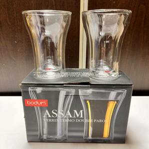 bodum ボダムダブルウォールグラス ASSAM 250ml×2個 未使用品の画像1