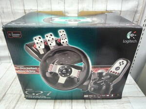 Ua8972-091♪【120】Logitech ロジテック G27 RacingWheel 動作未確認未検品