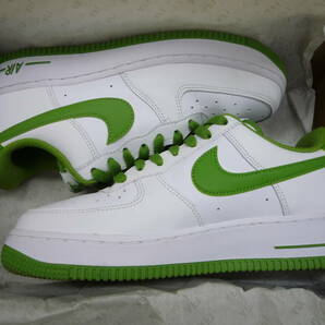 Ua9029-187♪【80】NIKE AIR FORCE1 LOW '07 WHITE GREEN 24㎝ DH7561-105の画像1
