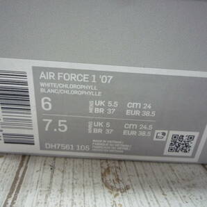 Ua9029-187♪【80】NIKE AIR FORCE1 LOW '07 WHITE GREEN 24㎝ DH7561-105の画像10