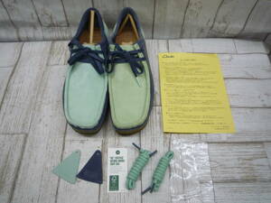 Ua9078-194♪【80】CLARKS Wallabee 2CLR クラーク ワラビー US8 25㎝ 