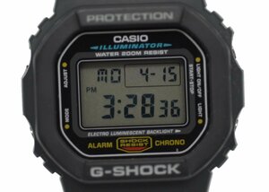 [中古品] 稼働品【CASIO】カシオ G-SHOCK DW-5600E 動作OK ブラック バックライト点灯OK 中古品