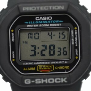 [中古品] 稼働品【CASIO】カシオ G-SHOCK DW-5600E 動作OK ブラック バックライト点灯OK 中古品の画像1