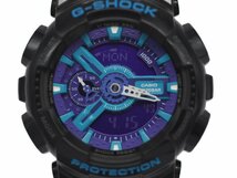 [美品] 稼働品【CASIO】カシオ G-SHOCK GA-110HC-1AJF JIS1種耐磁性能 Hyper Colors 動作OK 中古品_画像3