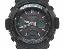 [中古品] 稼働品【CASIO】 カシオ G-SHOCK AWG-M100BA-1AJF マルチバンド6 電波 タフソーラー 動作OK 中古品_画像1