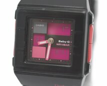 [中古品] 稼働品【CASIO】カシオ Baby-G BGA-200 カスケット ブラックカラー 動作OK 中古品_画像1