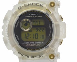 [未使用品(極美品)] 稼働品【CASIO】カシオ G-SHOCK GW-225E-7JF 25周年記念モデル FROGMAN グロリアスゴールド 専用箱 レア品 未使用品