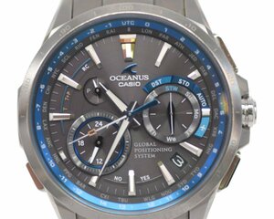 [中古品] 稼働品【CASIO】カシオ オシアナス フルメタル GPS OCW-G1000-1AJF ハイブリット電波ソーラー 動作OK 中古品 定価22万 箱保付