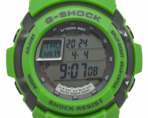 激レア [未使用品(美品)] 稼働品【CASIO】カシオ G-SHOCK×Kawasaki G-7710KRT-3JF レーシングチーム グリーン 動作OK 未使用品（美品)