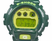 レアモデル [未使用品] 稼働品【CASIO】カシオ G-SHOCK DW-6900CC-3JF クレイジーカラー グリーン 動作OK 未使用品_画像2