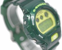 レアモデル [未使用品] 稼働品【CASIO】カシオ G-SHOCK DW-6900CC-3JF クレイジーカラー グリーン 動作OK 未使用品_画像5