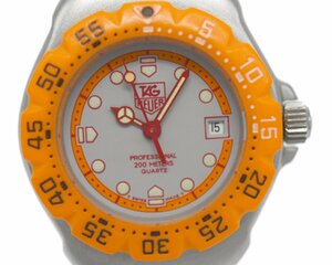 レア [美品] 稼働品【TAG Heuer】タグホイヤー フォーミュラ1 レディースサイズ 373.508 動作OK クォーツ 純正ブレス レアカラー 中古品