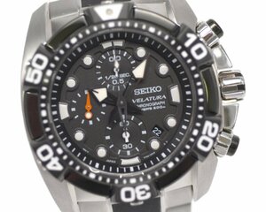 激レア [極美品] 稼働品【SEIKO】セイコー VELATURA セイコー ベラチュラ クロノグラフ 7T92-0JT0 SNDA59 SCUBA DIVER'S 200M クォーツ