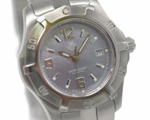 [美品] 稼働品【TAG Heuer】タグホイヤー プロフェッショナル200ｍ エクスクルーシブ レディース WN1318 シェル文字盤 クォーツ 中古品 箱_画像2