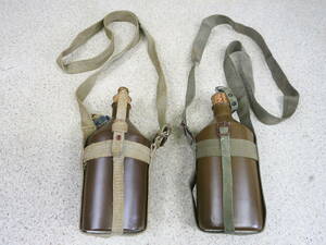 【●】本物！日本陸軍:『汎用品』・旧型水筒:２点セット//Genuine！Japanese Army:『General-purpose products』・Old water bottle:2 pcs.