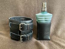 激レア☆Jean-Paul GAULTIER LE MALE☆限定レザーアームバンド＆フレグランスホルダー / フレグランス / ゴルチエ / メンズ / アクセサリー_画像3