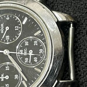 agnes b アニエスベー クォーツ 腕時計 動作未確認 ケースのみ 文字盤黒 V654-6100の画像6