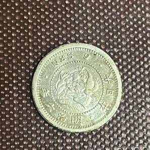 日本 古銭 硬貨 銀貨 竜20銭 竜10銭 竜5銭 3枚セットの画像7