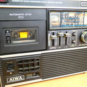 AIWA アイワ TPR-220 FM/SW/MW 3バンド アンティーク ラジオカセットレコーダー オーディオ機器 ※ジャンク@80(3)の画像3