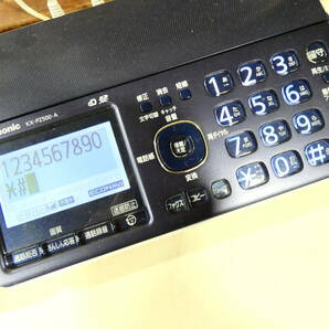 Panasonic パナソニック KX-PZ500DL-A パーソナルファクス コードレス子機付電話機 ネイビーブルー FAX ※動作未確認 ジャンク扱い@80(3)の画像5