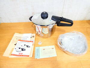 ◇未使用長期保管品 Fissler フィスラーロイヤル 圧力鍋 6L ドイツ製圧力なべ 片手鍋 iwatani 岩谷 イワタニ＠100