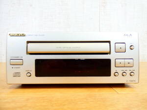 S) ONKYO Onkyo CD player C-705TX sound equipment audio * Junk / electrification OK! @80 (4)