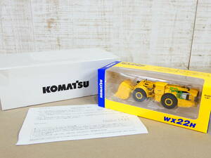 KOMATHU Komatsu WX22H load hole dump stockholder hospitality minicar original miniature not for sale @60(4-6)